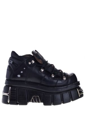 特典あり！NEWROCK M-MILI134C-C2 ★UPSスピード配送 New Rock Platform High Shoes Laces Black for Women