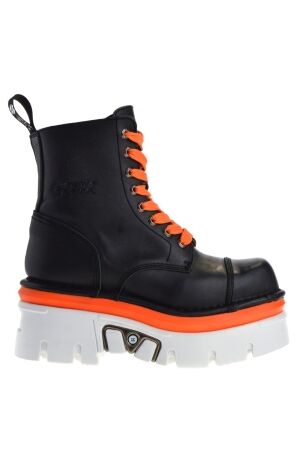 new rock New Rock Platform Shoes Laces Black for Women