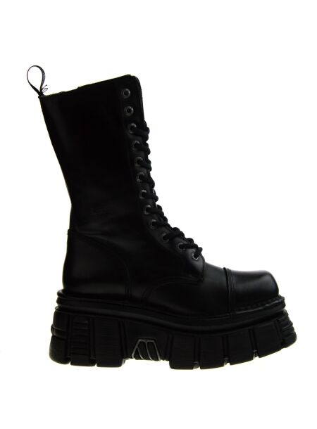 New rock New Rock Platform High Shoe Laces Black for Women