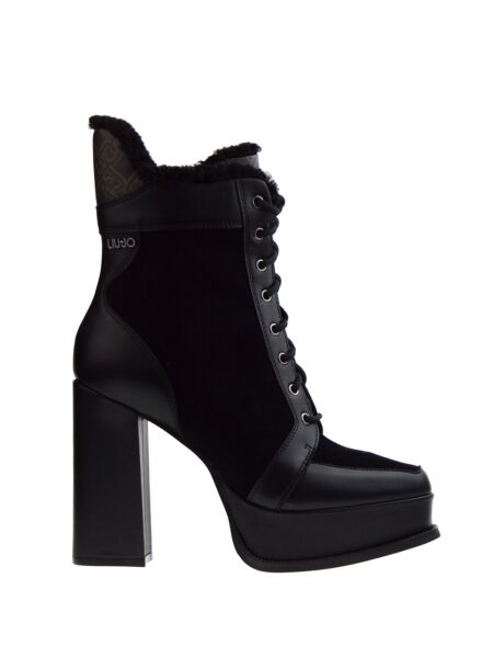 Liu jo Liu Jo Platform High Shoe Laces Black for Women