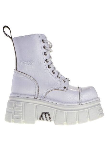 New rock New Rock Platform Shoes Laces White for Women