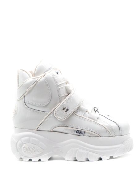 Buffalo Buffalo Platform High Shoe Laces White for Women