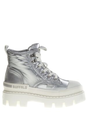 buffalo Buffalo Platform High Shoe Laces Silver for Women