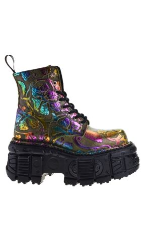 new rock New Rock Platform Shoes Brown for Women