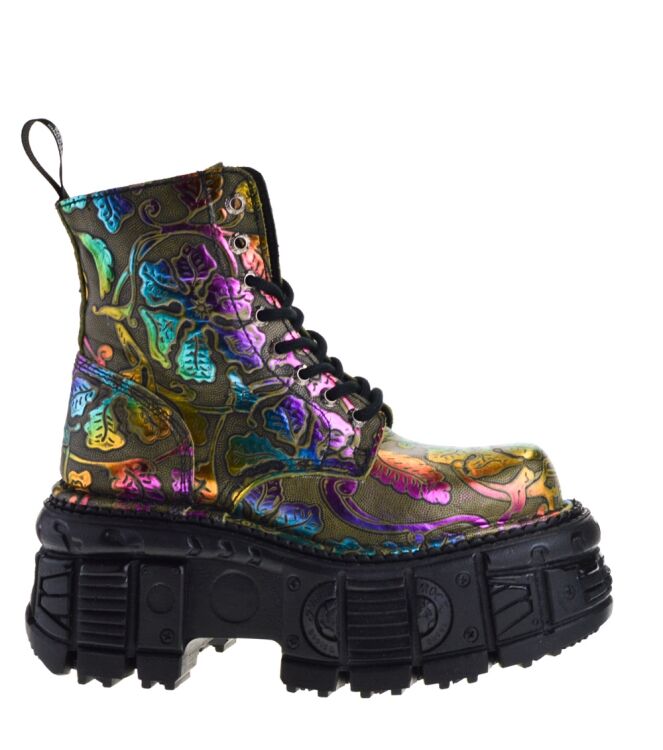 New Rock Platform Shoes Brown for Women