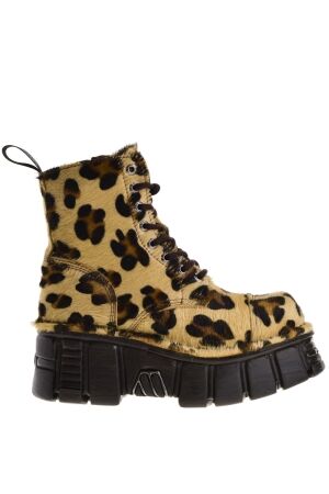 new rock New Rock Platform Shoes Leopard for Women