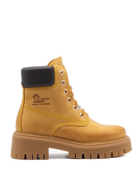 Panama jack Dames veterboots plateau naturel