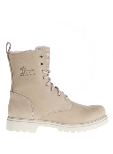 Panama jack Hoge dames veterboots beige