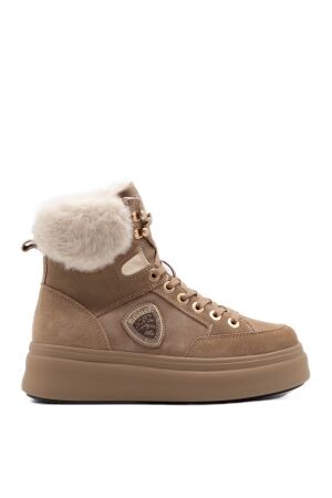 Blauer dames veterboots gevoerd