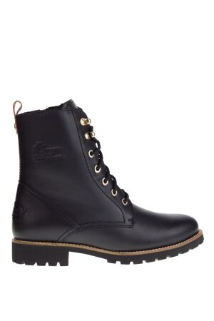 Panama Jack dames hoge veterboots zwart