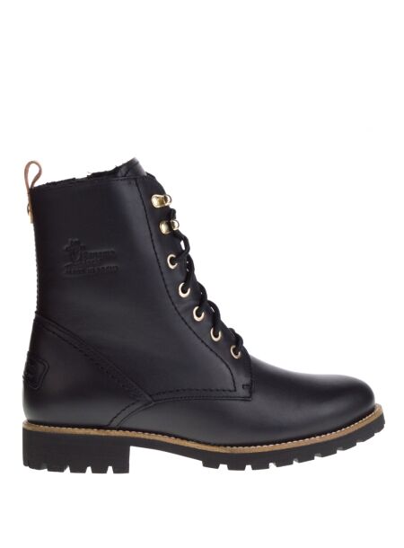 Panama jack Dames hoge veterboots zwart