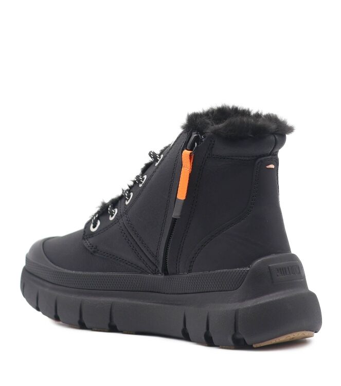 palladium palladium dames veterboots gevoerd zwart Black palladium Dames Veterboots Gevoerd Zwart