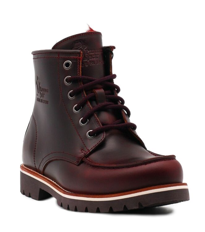 panama jack  Dames Veterboots Gevoerd Bordeau 