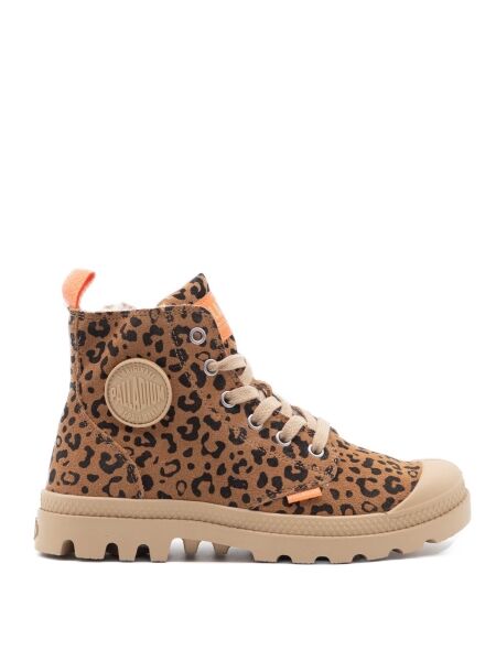 Palladium Halfhoge veterschoen gevierd