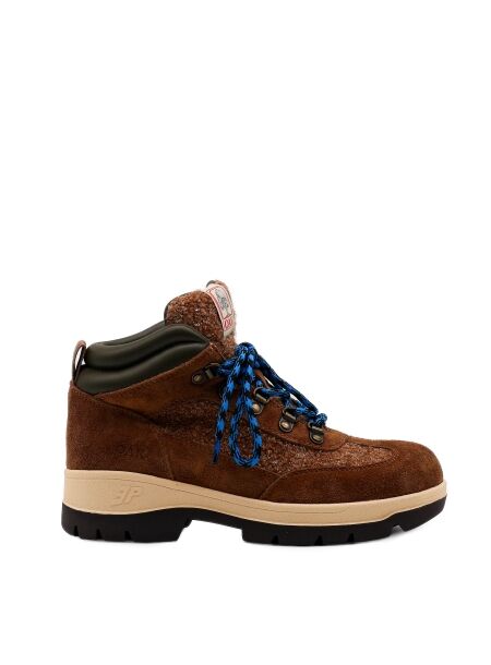 3p Dames veterboots gevoerd bruin