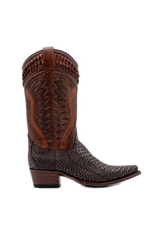 Sendra Boots dames cowboylaarzen bruin combi