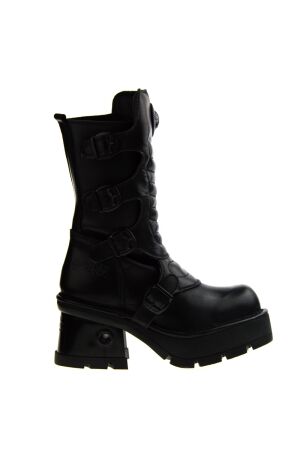 New Rock dames bikerboots zwart