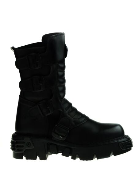 New rock Dames bikerboots zwart