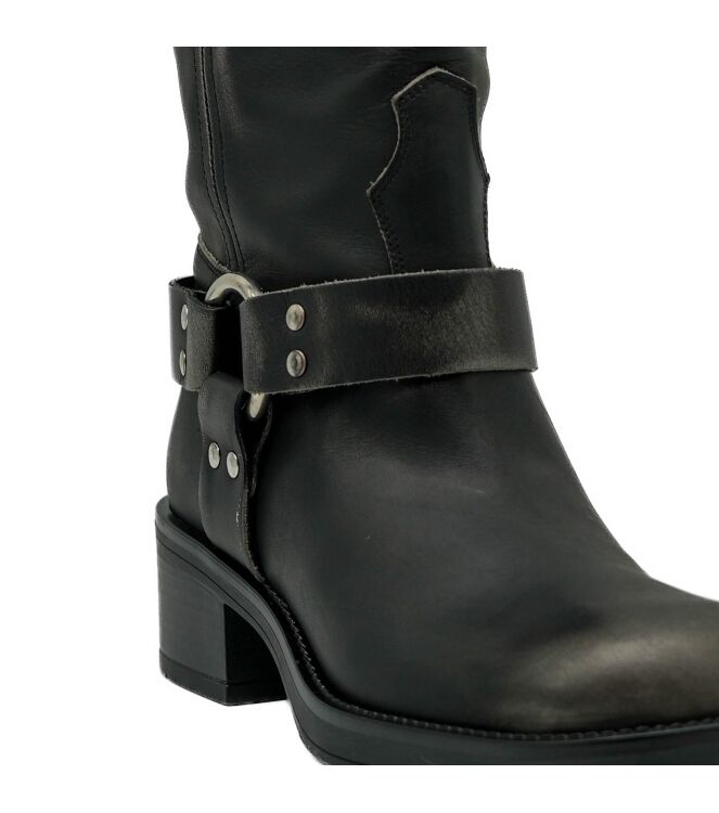 Gisel Moire Gisel Moire dames bikerboots zwart Asport Fumo Gisel Moire dames bikerboots zwart 19 zwart combi. Direct leverbaar uit de webshop van www.taft.nl/