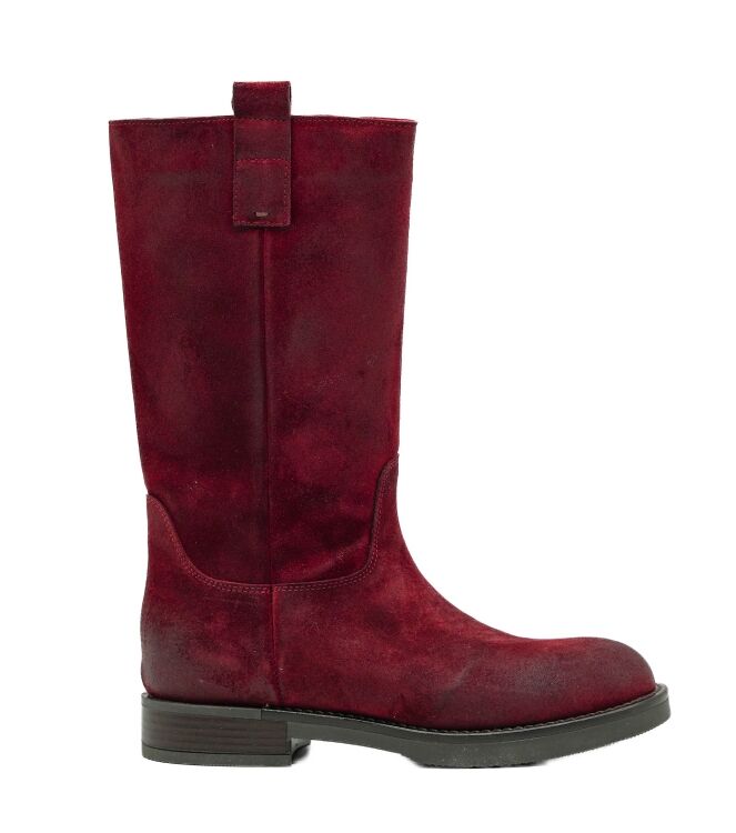  Dames Bikerboots Rood 