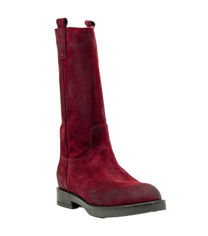   Dames Bikerboots Rood 
