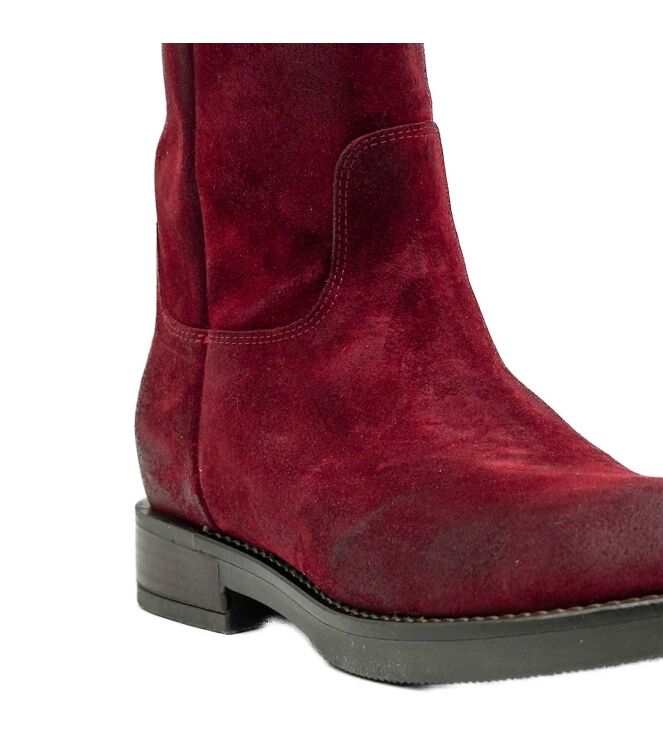   Dames Bikerboots Rood 