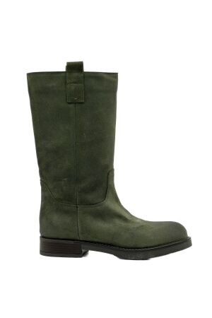  dames bikerboots groen