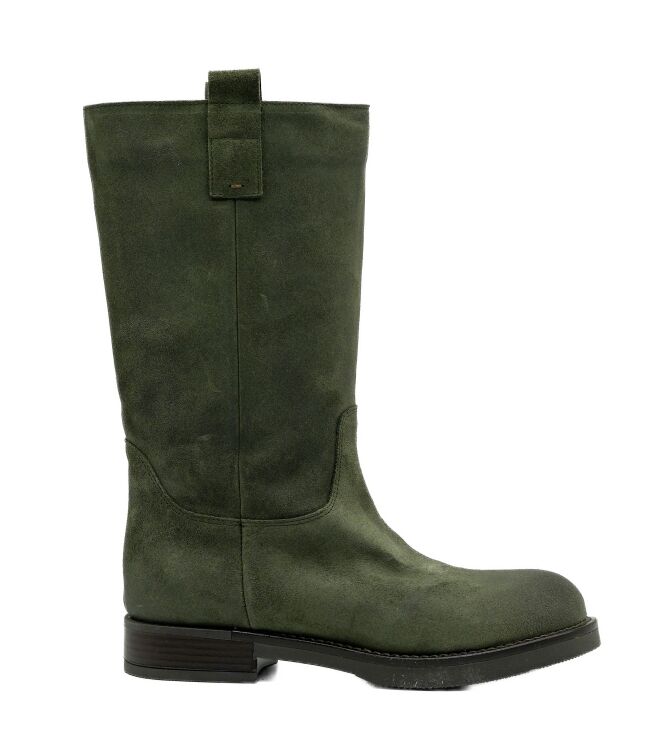   Dames Bikerboots Groen 