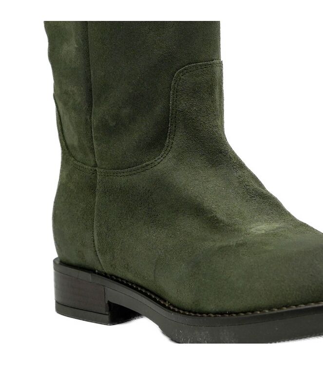   Dames Bikerboots Groen 