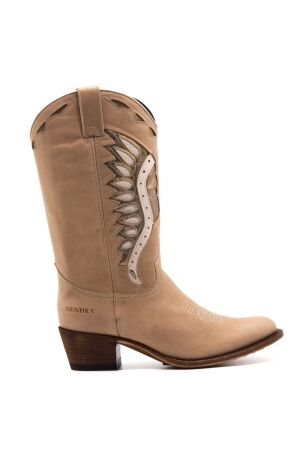 Sendra Boots dames cowboylaarzen beige