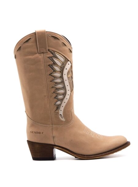 Sendra boots Dames cowboylaarzen beige