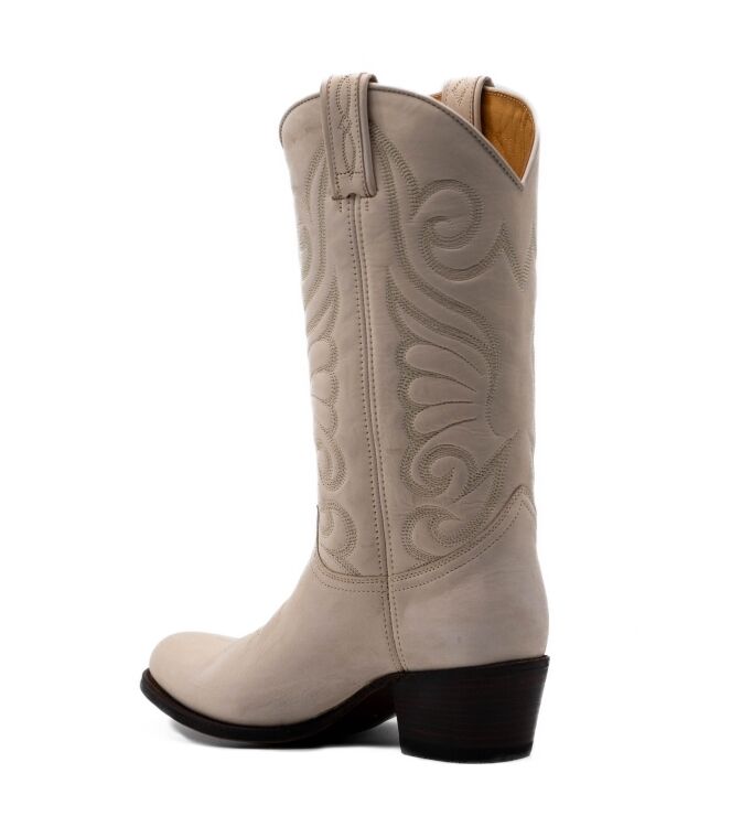 Sendra Boots Sendra Boots dames cowboylaarzen beige Nobuck Linen Sendra Dames Cowboy Laarzen in Beige online kopen