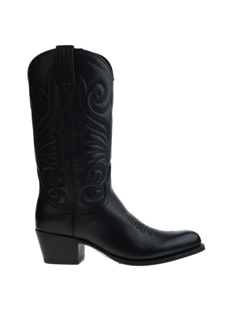 Sendra boots Dames cowboylaarzen op hak zwart