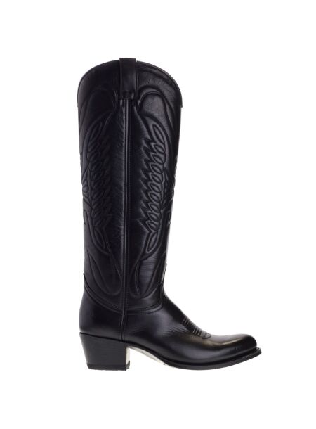 Sendra boots Dames cowboylaarzen zwart