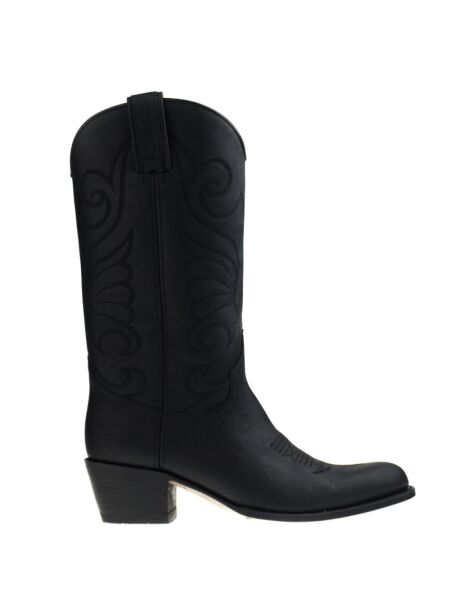 Sendra boots Dames cowboylaarzen zwart