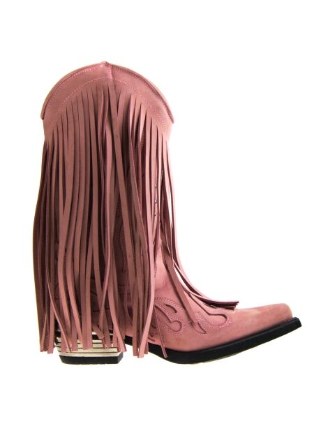 New rock Dames cowboylaarzen roze