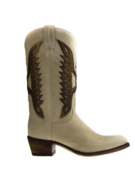 Sendra boots Dames cowboylaarzen off white