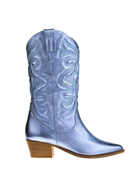 Julie dee Dames cowboylaarzen blauw jeans