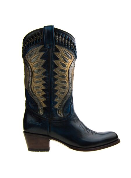 Sendra boots Dames cowboylaazen blauw