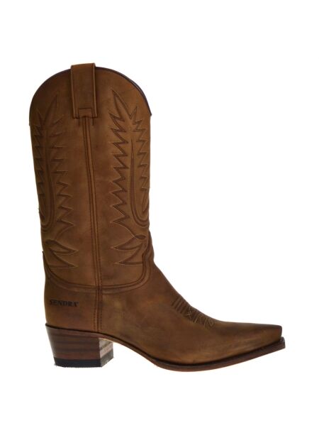 Sendra boots Dames cowboylaarzen op hak bruin