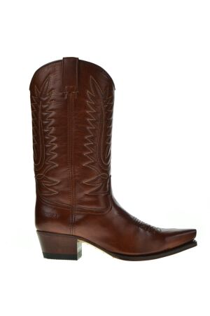 Sendra Boots dames cowboylaarzen op hak bruin