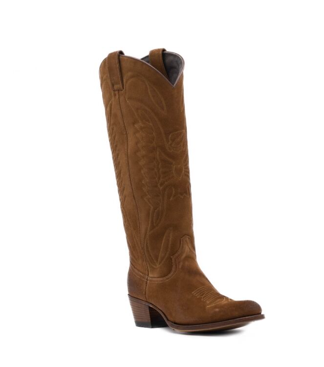 Sendra Boots Sendra Boots dames cowboylaarzen tot5cm bruin Serr.Voley 158 Bis U/Marron Sendra Dames Cowboy Laarzen in Bruin online kopen