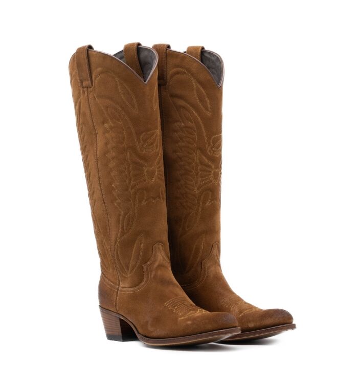 Sendra Boots Sendra Boots dames cowboylaarzen tot5cm bruin Serr.Voley 158 Bis U/Marron Sendra Dames Cowboy Laarzen in Bruin online kopen