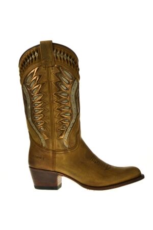 Sendra Boots dames cowboylaarzen naturel