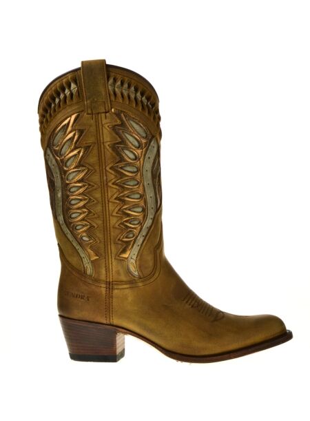 Sendra boots Dames cowboylaarzen naturel