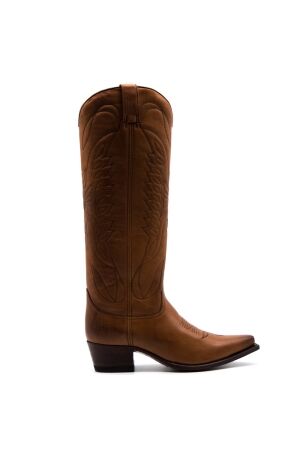 sendra boots dames cowboylaarzen naturel
