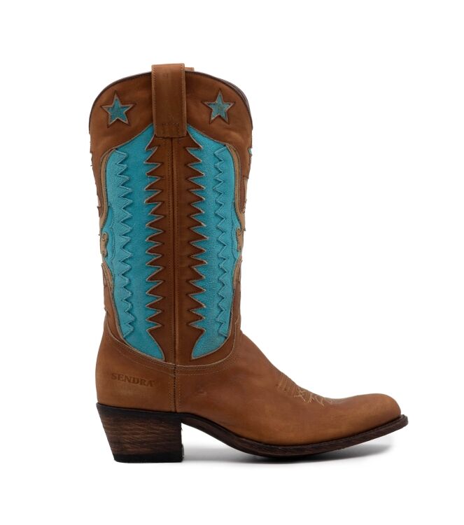 Sendra Dames Cowboy Laarzen in Naturel online kopen