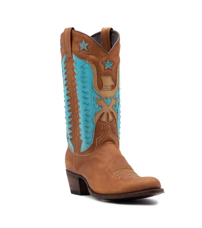 Sendra Dames Cowboy Laarzen in Naturel online kopen