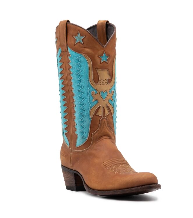 Sendra Dames Cowboy Laarzen in Naturel online kopen