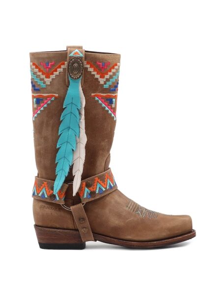 Sendra boots Dames cowboylaarzen naturel